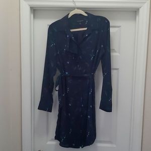 Banana Rebublic Factory Dress, Navy, 8